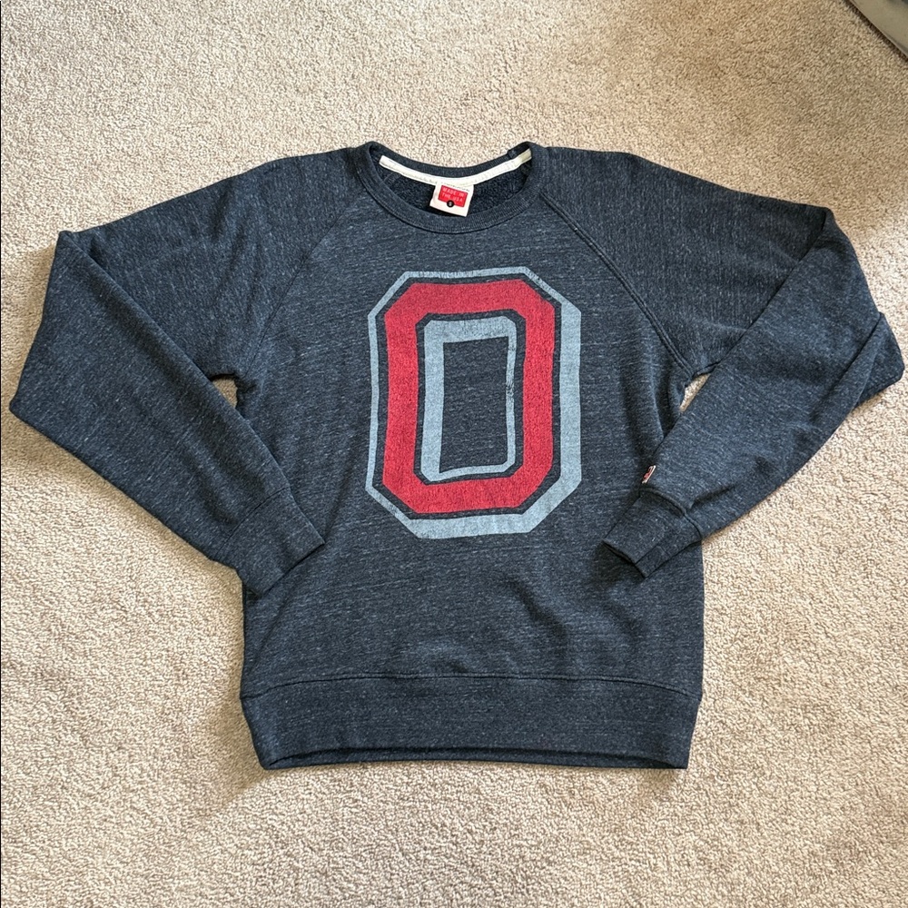 Women’s Homage Dark Gray Block O Ohio State sweatshirt.  Size small.